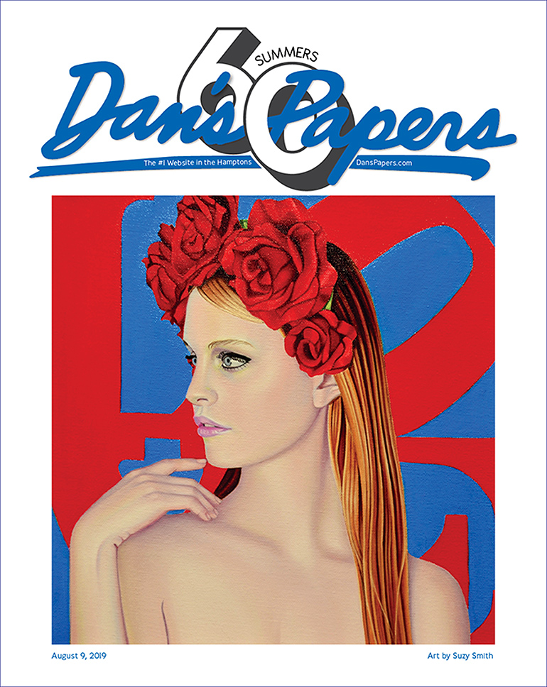 August 9, 2019 Dan's Papers cover art LOVE by Suzy Smith