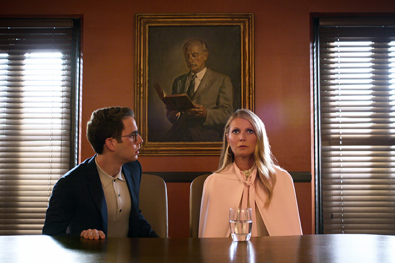 Ben Platt and Gwyneth Paltrow in "The Politician" on Netflix