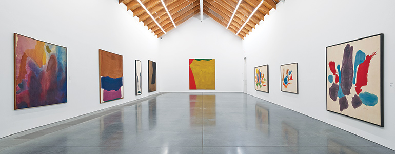 Helen Frankenthaler's Abstract Climates exhibition at the Parrish Art Museum