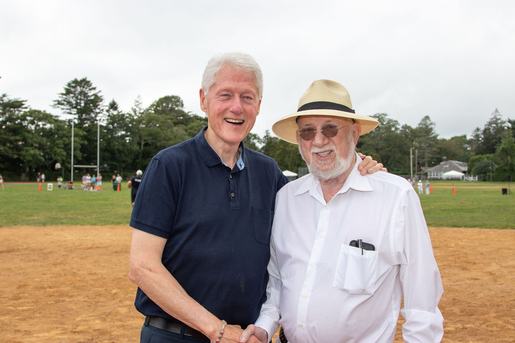 Bill Clinton and Dan Rattiner