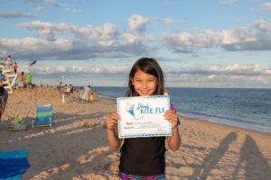 Highest Flying Kite winner Esme (age 10)