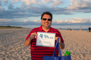 Best Nautical Kite winner Mark Fusco