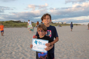 Most Nostalgic Kite winners Mateo (age 6) and Angelo (age 9)