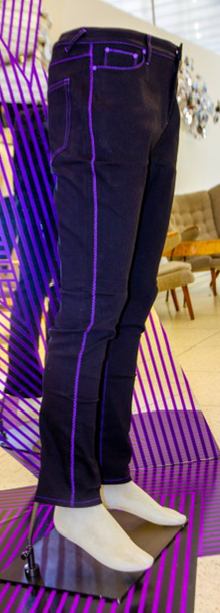 The Anti Purple Stitched Jean
