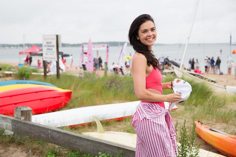 Katie Lee at 2017 Hamptons Paddle for Pink event