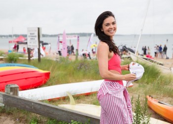 Katie Lee at 2017 Hamptons Paddle for Pink event
