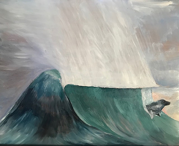 Art by Paton Miller to be sold in the auction, Image: Courtesy eBay for Charity