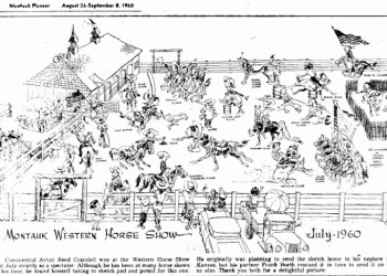Montauk Horse Show from July 1960 issue of The Montauk Pioneer