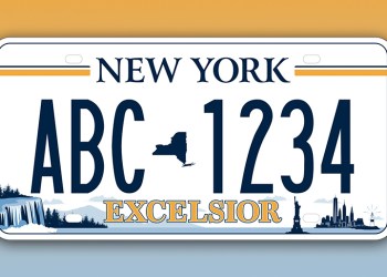 New New York license plate featuring Montauk Lighthouse, Plate 5