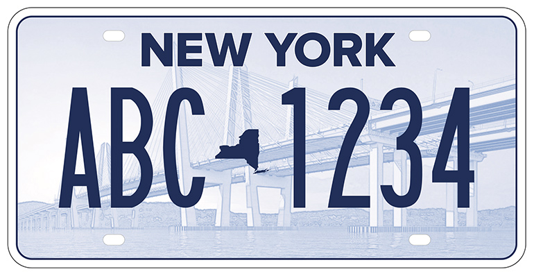 Proposed New York State license plate: Plate 3