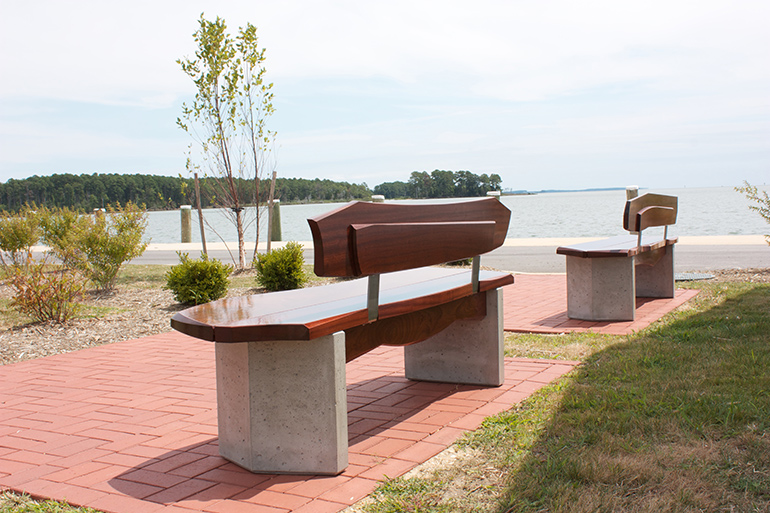 Nico Yektai benches in situ