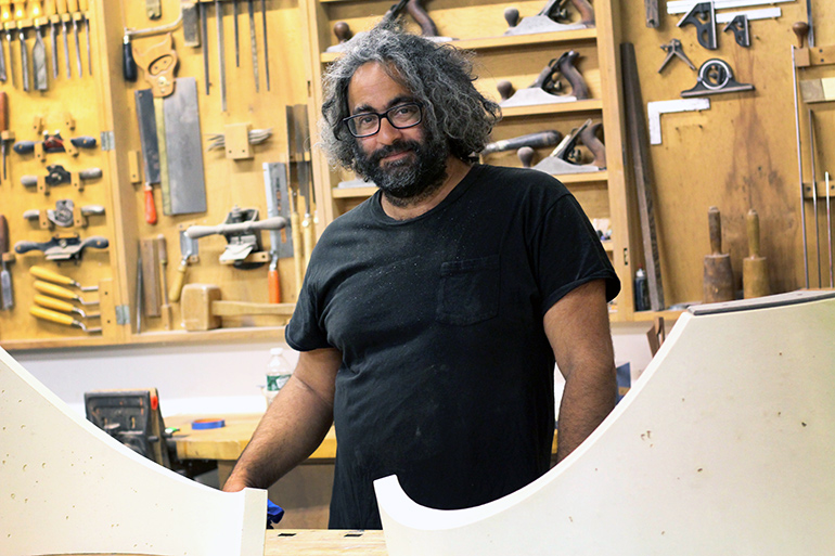 Nico Yektai in his studio