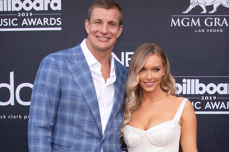 Rob Gronkowski and Camille Kostek