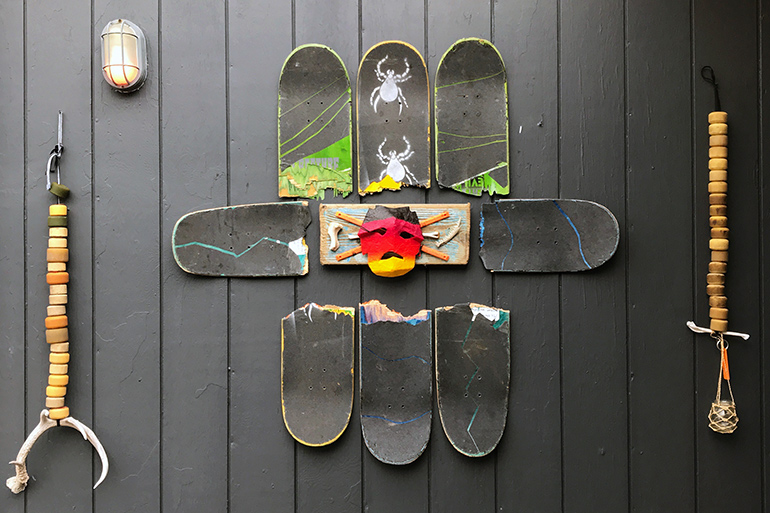 Tickhampton art by Patrick Lane at Best Pizza & Dive Bar