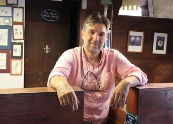 Eric Messin at the Pelletreau Silver Shop