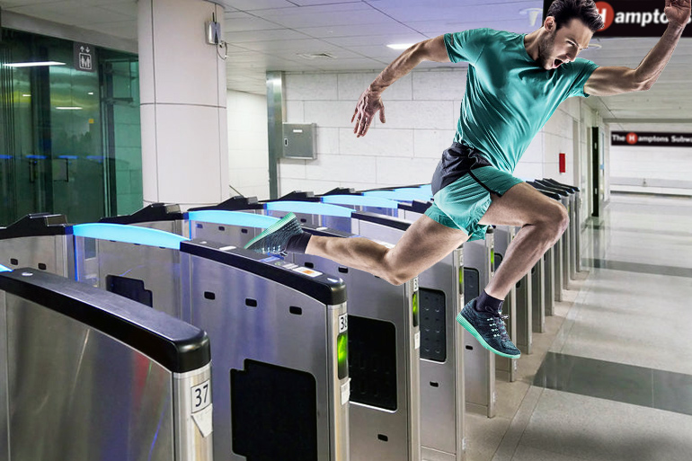 The Hamptons Turnstile Leap has gone viral nationwide