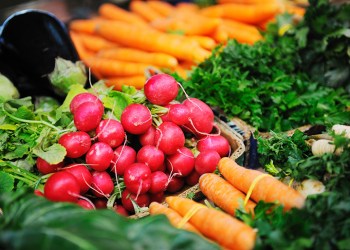 fresh organic vegetables eco food on market