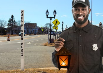 Hamptons Police Department Light Sensitivity Officer in Montauk