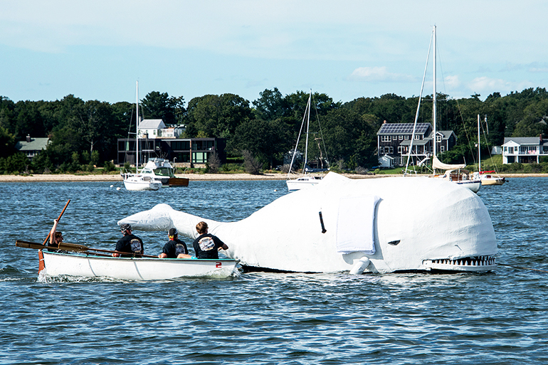 The famous HarborFest whaleboat races