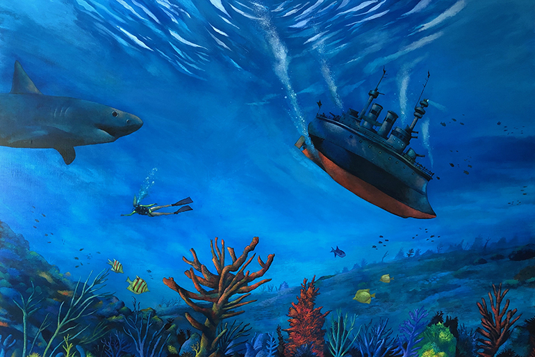 "Deep Sea" by Mickey Paraskevas