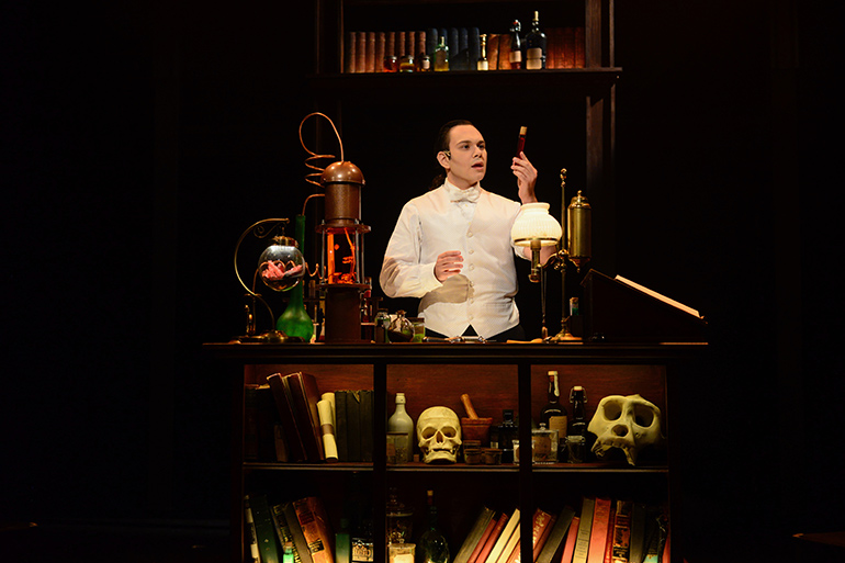 Alan Stentiford as Dr. Jekyll in Jekyll & Hyde at Theatre Three