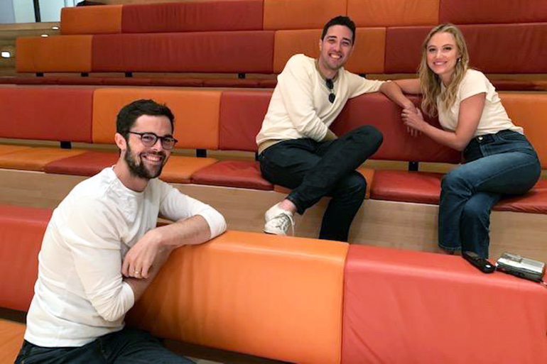 Robert Olsen, Dan Berk and Maika Monroe of Villains 2019