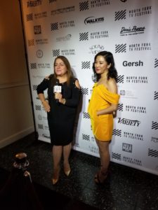 Donna Drake interviewing Ambassador for the Arts Constance Wu