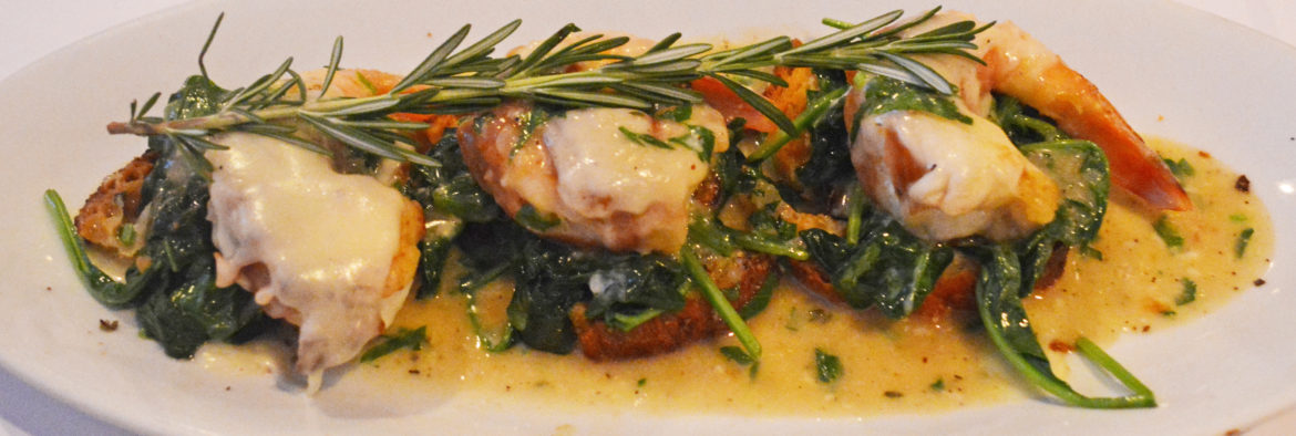 Centro's Shrimp Saltimbocca