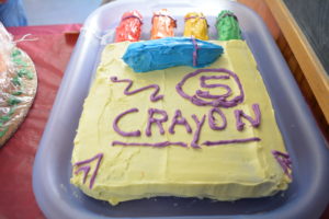 A youth cake decorating entry