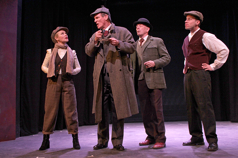 Hampton Theatre Company's production if "Baskerville: A Sherlock Holmes Mystery"