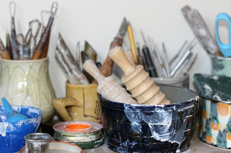Eve Behar pottery tools