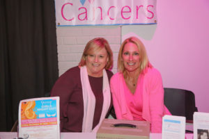 Coalition for Women’s Cancers Treasurer Moira Sabo and Vice President Stacy Quarty