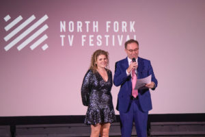 NFTV Founders Lauren Doyle and Noah Doyle welcoming guests
