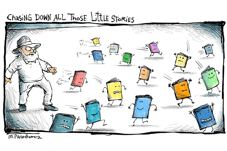 Little stories cartoon by Mickey Paraskevas