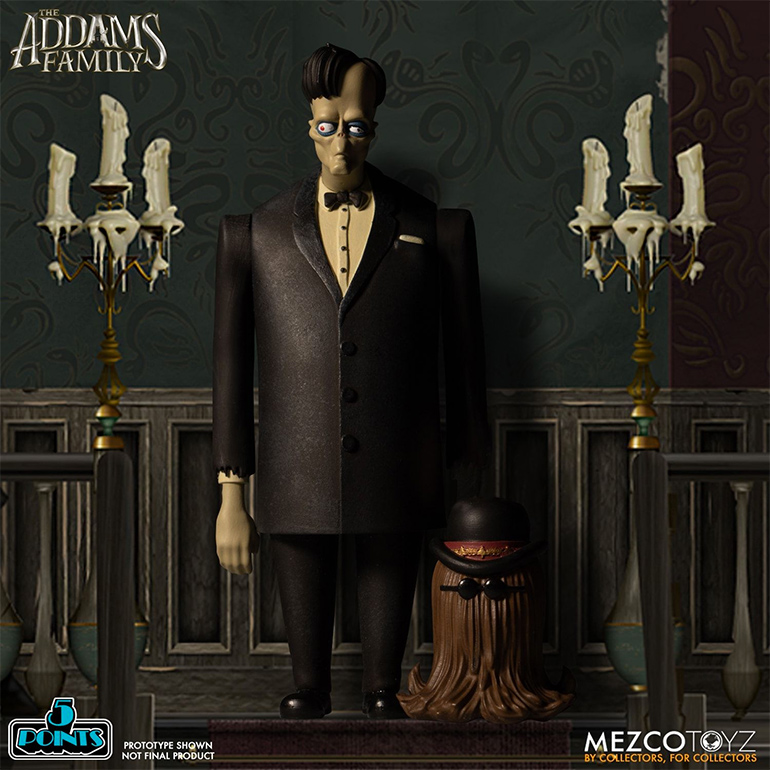 Lurch and It from Mezco's 5 Points The Addams Family action figure line