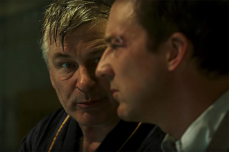 Alec Baldwin and Edward Norton in the Motherless Brooklyn trailer