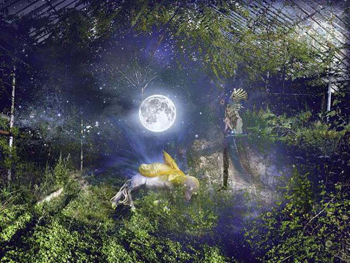 "Trésor (Deare Dame, your sleeping sparkes awake)" by Meghan Boody, Image: Courtesy William Ris Gallery