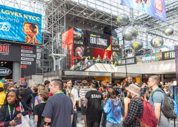 NYCC New York Comic Con floor at Jacob Javits Center