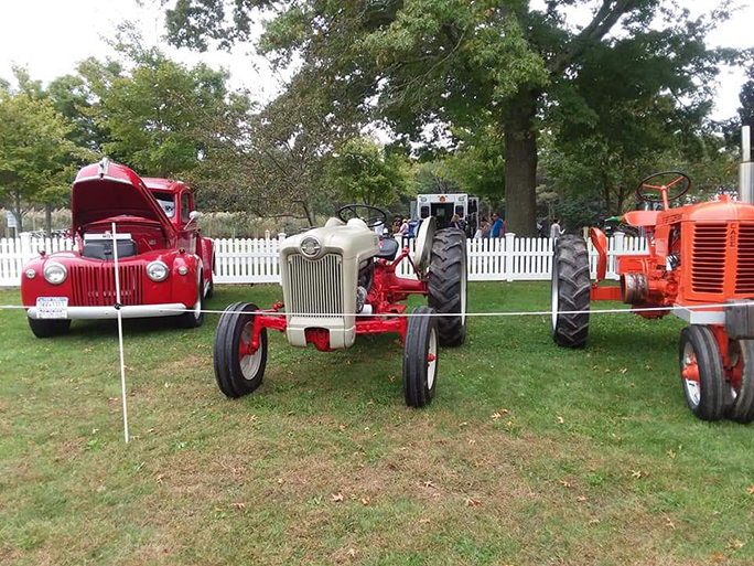 L.I. Antique Power Association tractor display, Photo: Courtesy Riverhead Country Fair