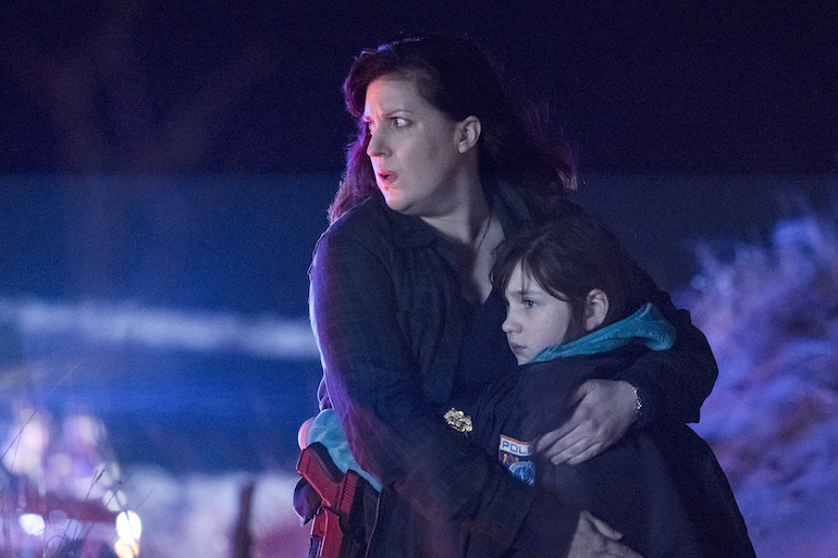 Allison Tolman and Alexa Swinton in "Emergence" on ABC