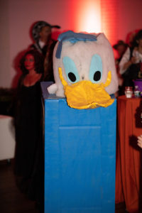 1st Place Costume Contest winner the Donald Duck Pez Dispenser