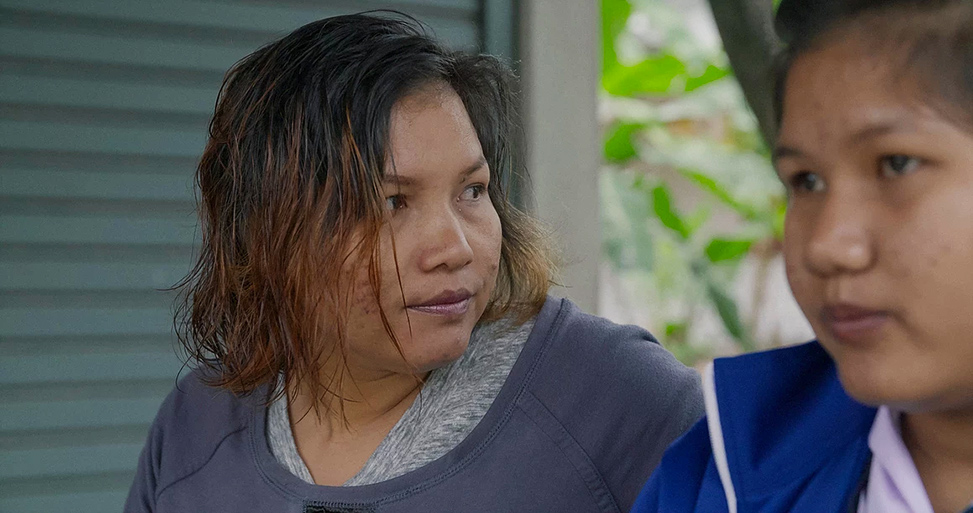 Pomm and daughter Miriam in 'Mother' documentary