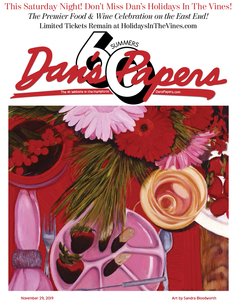 November 28, 2019 Dan's Papers cover art by Sandra Bloodworth