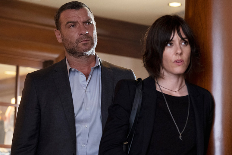 Liev Schreiber and Katherine Moenning in Ray Donovan Season 7, Episode 1