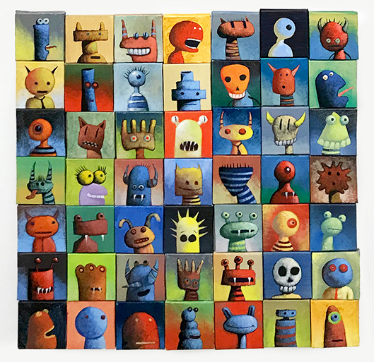 Shamlanders characters by Mickey Paraskevas