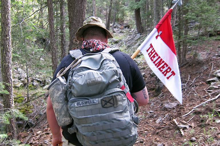 Hiking is part of the healing program at Strongpoint Theinert Ranch