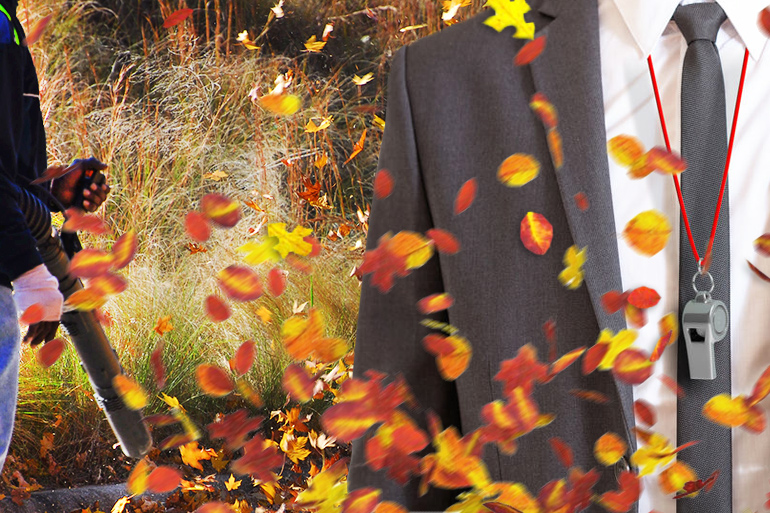 Whistleblower unheard due to leaf blowers