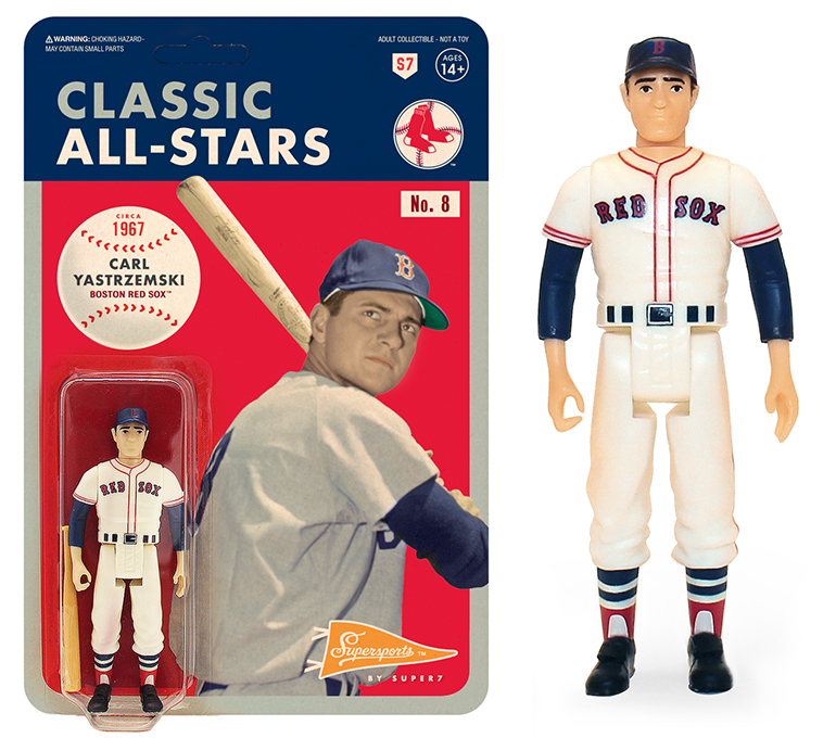 Super7 Carl Yastrzemski action figure packaged and loose