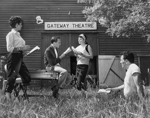 Actor Robert Duvall rehearsing at the Gateway Playhouse circa 1956; Photo: Courtesy The Gaeteway