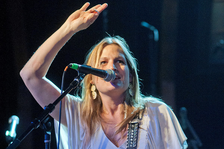 Nancy Atlas at the concert to raise money for the Philippines disaster at the Bay Street Theater on Sunday, November 24th, 2013